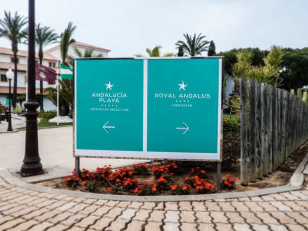 Implantación imagen corporativa Hotel Iberostar Playa Royal Andalus