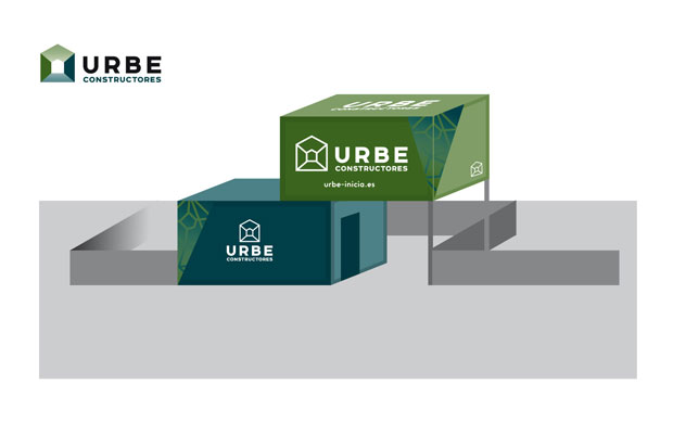 Diseño de contenedor para URBE Inicia constructores