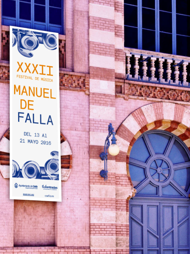 Diseño de imagen gráfica para el Festival Manuel de Falla 2016