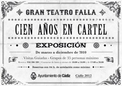 Gran Teatro Falla – Exposición 100 años en cartel