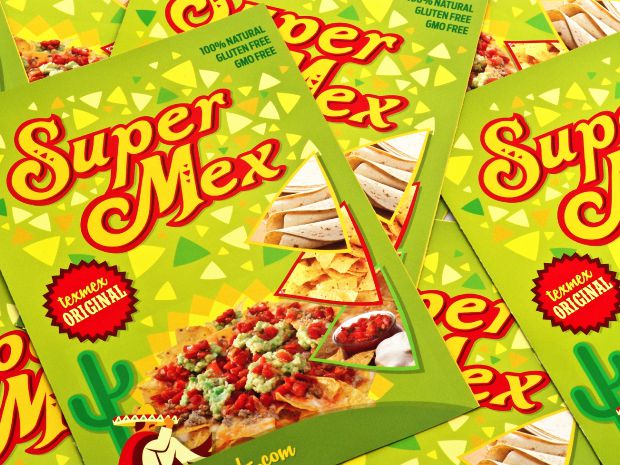 SuperMex Foods Diseño de logotipo e imagen corporativa