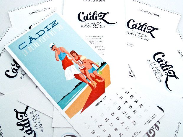 Calendario 2014 de Cadigrafía