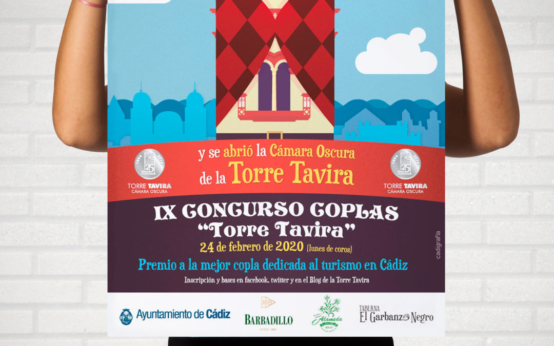 Torre Tavira – Diseño cartel concurso “Coplas Torre Tavira” Carnaval