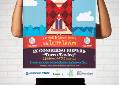 Torre Tavira – Diseño cartel concurso “Coplas Torre Tavira” Carnaval